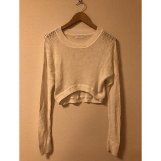 ステューシー(STUSSY)のstussy women メッシュ ショート丈トップス(カットソー(長袖/七分))