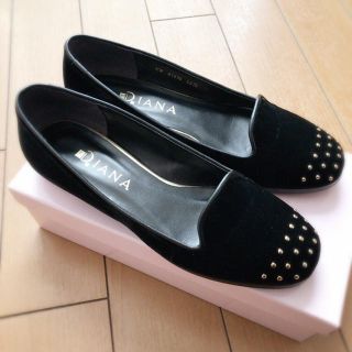 ダイアナ(DIANA)の4,900→3,900円✨超美品✨ DIANA ベルベットパンプス👠(ハイヒール/パンプス)