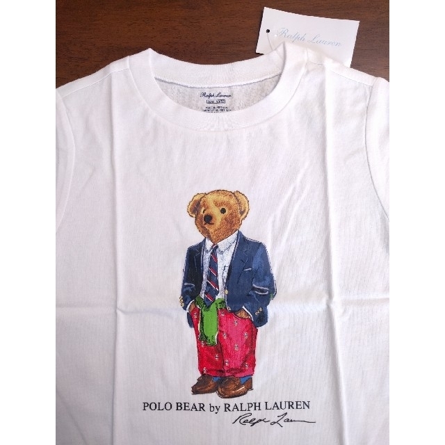 Ralph Lauren(ラルフローレン)のレア商品 ラルフローレン プレッピー ポロベア Tシャツ 半袖 24M 90cm キッズ/ベビー/マタニティのキッズ服男の子用(90cm~)(Tシャツ/カットソー)の商品写真