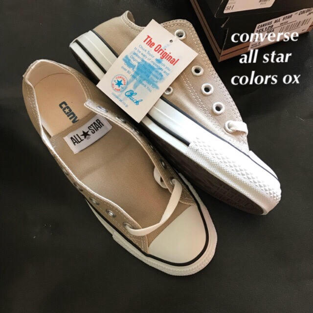 CONVERSE(コンバース)の 新品 コンバース オールスター ベージュ 25 完売 ローカット レディースの靴/シューズ(スニーカー)の商品写真