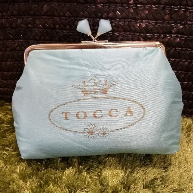 TOCCA(トッカ)の★未使用★TOCCA ビジュー がま口 ポーチ 雑誌付録 レディースのファッション小物(ポーチ)の商品写真