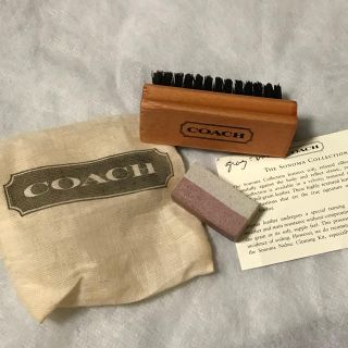 コーチ(COACH)のまみたん様専用未使用に近い スウェード用 ケア用品 ブラシ 消しゴム COACH(その他)