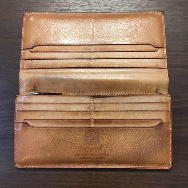 SALE/63%OFF】 GANZO 長財布 シンブライドル ネイビー mandhucollege