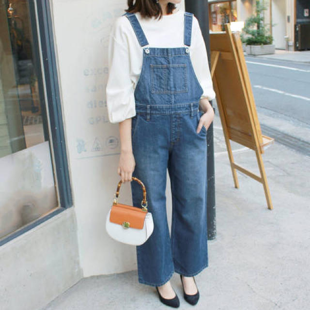 SLOBE IENA(スローブイエナ)のゆんじ様専用  IENA SLOBE LE DENIM デニムオーバーオール レディースのパンツ(サロペット/オーバーオール)の商品写真