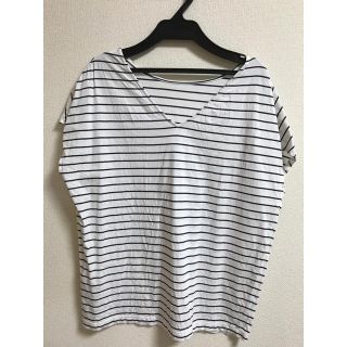 アダムエロぺ(Adam et Rope')の2WAYボーダーTシャツ(Tシャツ(半袖/袖なし))