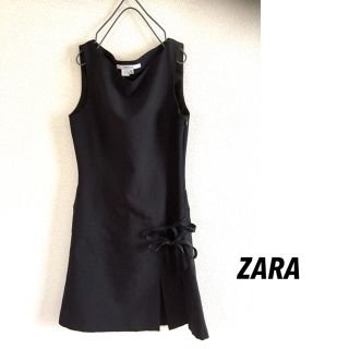 ザラ(ZARA)のZARA ワンピース formal ブラック(ミニワンピース)