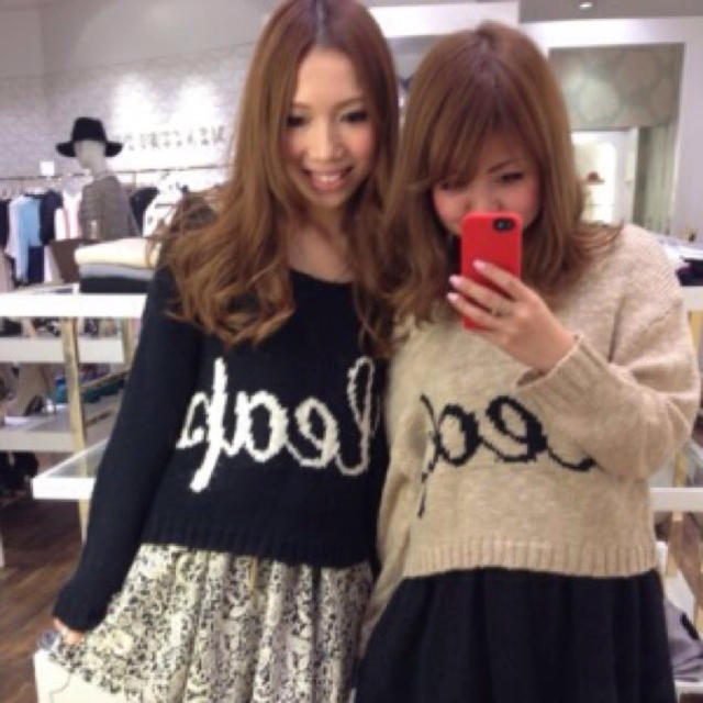 MERCURYDUO(マーキュリーデュオ)の♡Leapロゴニット♡ レディースのトップス(ニット/セーター)の商品写真