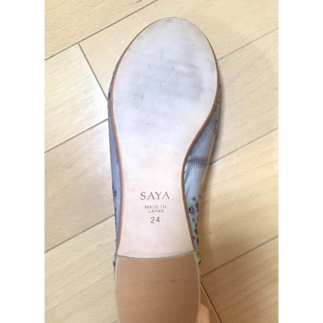 豊富な通販 SAYA - SAYA エナメル フラット シューズ 24の通販 by