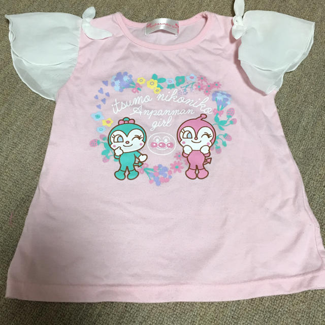 アンパンマン(アンパンマン)の中古 ドキンちゃん&コキンちゃん Tシャツ 110cm キッズ/ベビー/マタニティのキッズ服女の子用(90cm~)(Tシャツ/カットソー)の商品写真