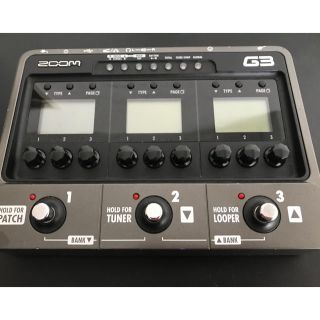 ズーム(Zoom)の【ZOOM】g3 マルチエフェクター(エフェクター)