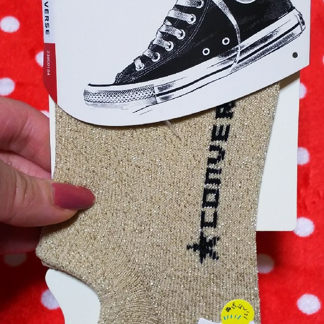 CONVERSE(コンバース)のひーたん様専用！新品！コンバース！靴下２足セット♪ レディースのレッグウェア(ソックス)の商品写真