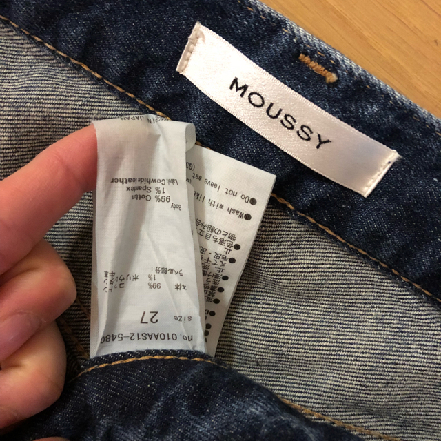 moussy(マウジー)のmoussy デニム 27インチ レディースのパンツ(デニム/ジーンズ)の商品写真