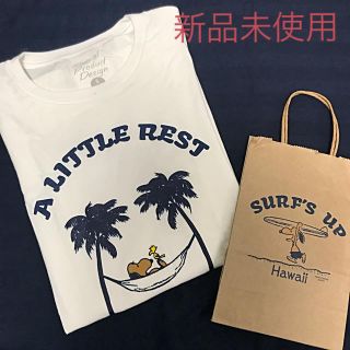 スヌーピー(SNOOPY)の【新品未使用】moni モニ 日焼けスヌーピー Tシャツ レディース Sサイズ(Tシャツ(半袖/袖なし))