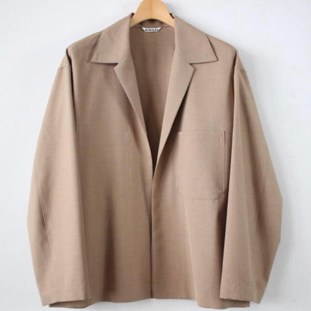 COMOLI(コモリ)の最安値 AURALEE TRO SHIRT JKT 18ss メンズのジャケット/アウター(テーラードジャケット)の商品写真