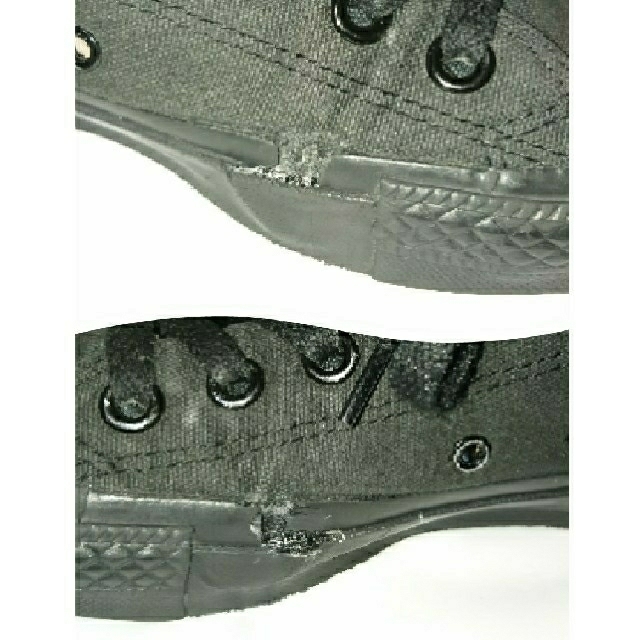 CONVERSE(コンバース)の【送料込】コンバース　黒　23.5cm レディースの靴/シューズ(スニーカー)の商品写真