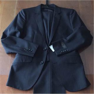 タケオキクチ(TAKEO KIKUCHI)のタケオキクチ 新品スーツ 黒シャドーストライプ　Sサイズ(セットアップ)