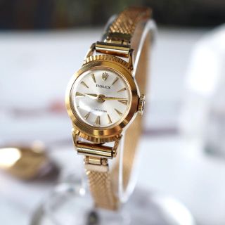 ロレックス(ROLEX)の美品◆18金無垢 ロレックス プレシジョン ベルト2本◆カルティエ オメガ(腕時計)