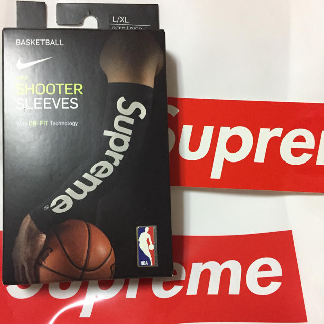 値頃 supreme アームスリーブ L XL シューティングスリーブ ブラック