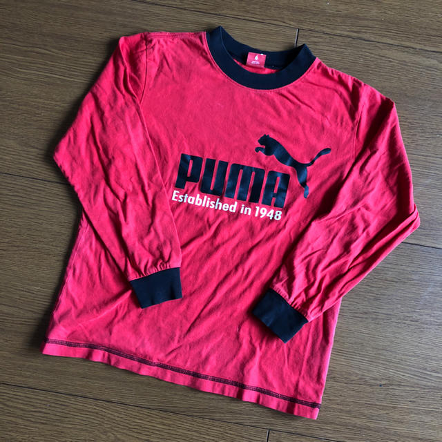 PUMA(プーマ)のPUMA 赤ロンT 140 キッズ/ベビー/マタニティのキッズ服男の子用(90cm~)(Tシャツ/カットソー)の商品写真