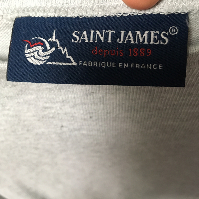 SAINT JAMES(セントジェームス)のOUESSANT ライトグレー レディースのトップス(カットソー(長袖/七分))の商品写真