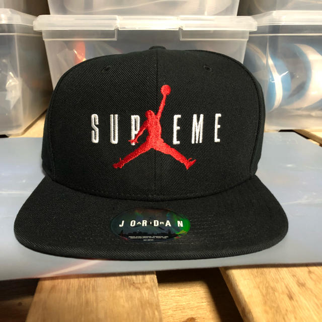 メンズ[新品未使用] 15aw Supreme jordan 6panel cap