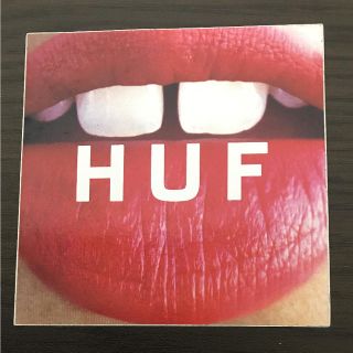 ハフ(HUF)の【縦10cm横10cm】HUF レア ステッカー(ステッカー)