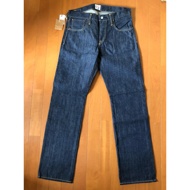 CANTON OVERALLS LOT.100 W30リジット 白耳 日本製