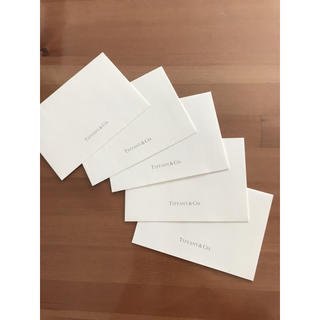 ティファニー(Tiffany & Co.)のティファニー 封筒 5枚セット 白 ホワイト(その他)