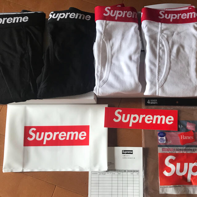 Supremeボクサーパンツ Sサイズ ４枚セット