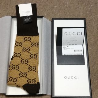 新品未使用  GUCCI グッチ ロゴ ソックス 靴下(ソックス)