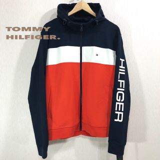 トミーヒルフィガー(TOMMY HILFIGER)の新品 日本未発 トミー ヒルフィガー トラックトップ フーディ フラッグ XL(ジャージ)