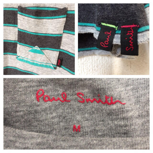 Paul Smith(ポールスミス)のPaul Smith POP ポールスミス ポップ ボーダー ルームウェア M メンズのトップス(Tシャツ/カットソー(七分/長袖))の商品写真