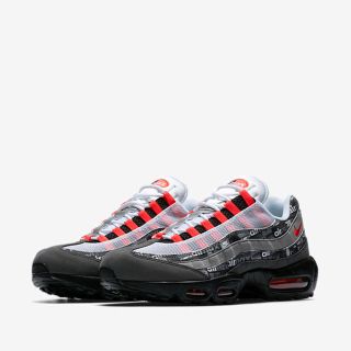 ナイキ(NIKE)の27cm NIKE AIR MAX 95 Print RED atmos限定 (スニーカー)