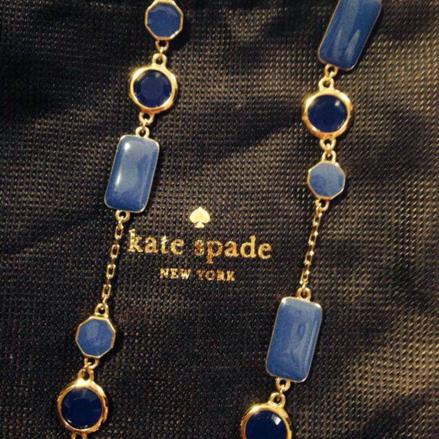 kate spade new york(ケイトスペードニューヨーク)のkate spade♤ ブルーネックレス レディースのアクセサリー(ネックレス)の商品写真