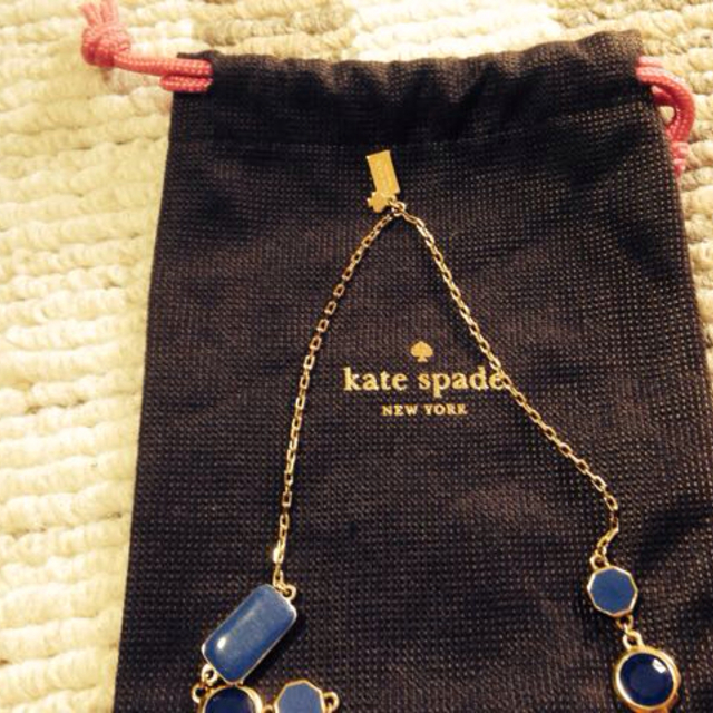 kate spade new york(ケイトスペードニューヨーク)のkate spade♤ ブルーネックレス レディースのアクセサリー(ネックレス)の商品写真