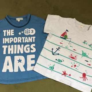 サンカンシオン(3can4on)の☆ピーチ様専用☆90サイズ☆Tシャツ2枚セット(Tシャツ/カットソー)