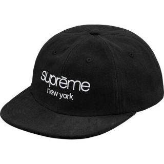 シュプリーム(Supreme)のsupreme 18ss classic logo cap ブラック(キャップ)