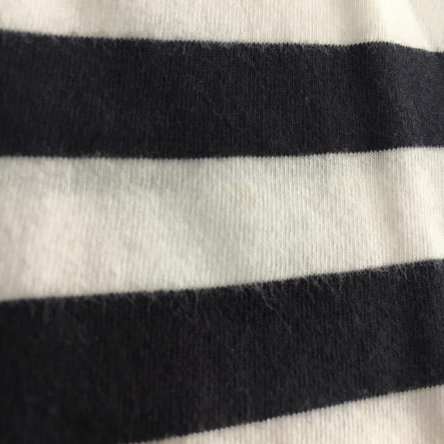 MUJI (無印良品)(ムジルシリョウヒン)の無印良品 しましま半袖Tシャツ キッズ/ベビー/マタニティのキッズ服男の子用(90cm~)(Tシャツ/カットソー)の商品写真