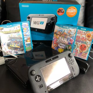 ウィーユー(Wii U)のWii U premium set 32GB 黒 美品 付属品完品(家庭用ゲーム機本体)