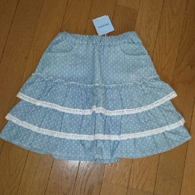 pom ponette(ポンポネット)の新品・未使用❗タグ付き❗pom ponette女児130㎝スカート❗  キッズ/ベビー/マタニティのキッズ服女の子用(90cm~)(スカート)の商品写真