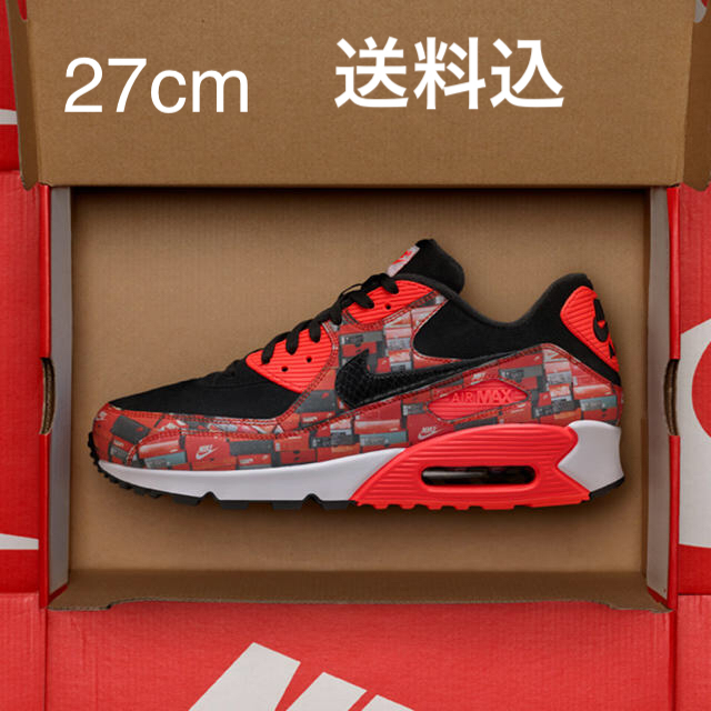 NIKE AIRMAX 90 PRNT we love nike 27cm