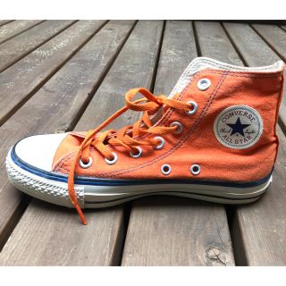 コンバース(CONVERSE)のコンバースハイカットオレンジ23.0(スニーカー)