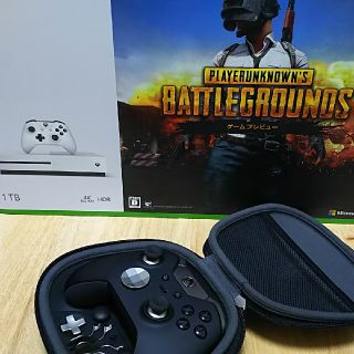 エックスボックス(Xbox)のxbox one s 1TBモデル ＰＵＢＧ同梱版 エリートコントローラー付き(家庭用ゲーム機本体)