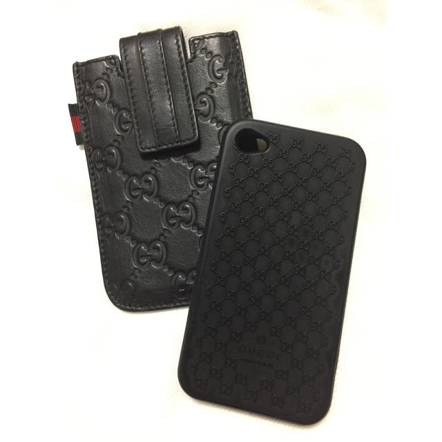 Gucci - GUCCI（グッチ）iPhone4/4S シリコンケース＋グッチシマ 2個セットの通販 by mykonos  shop｜グッチならラクマ