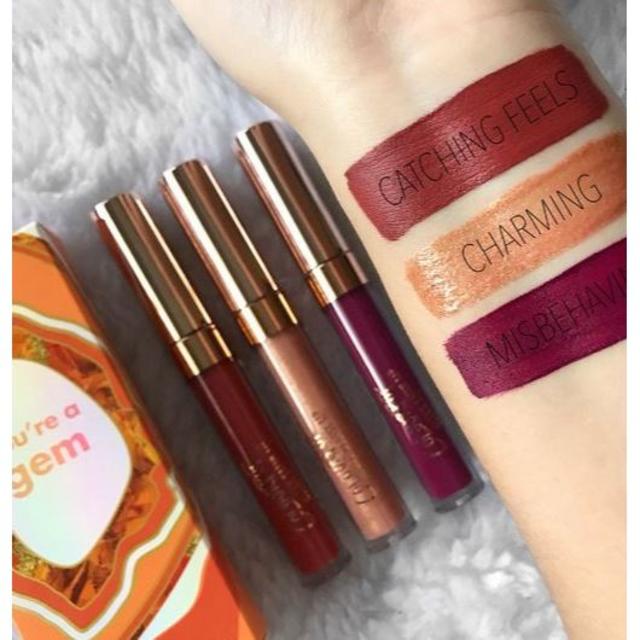 colourpop(カラーポップ)のCOLOURPOP you're a gem グロスリップ3本セット コスメ/美容のベースメイク/化粧品(リップグロス)の商品写真