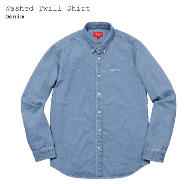 Supreme Washed Twill Shirt シュプリーム デニムシャツ