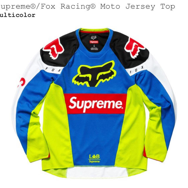 Supreme(シュプリーム)のSサイズ Supreme fox racing moto  メンズのトップス(Tシャツ/カットソー(七分/長袖))の商品写真