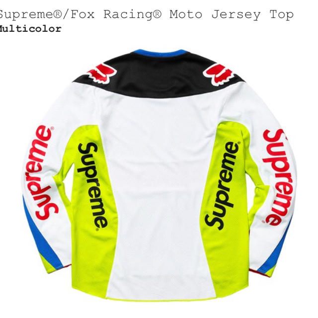 Supreme(シュプリーム)のSサイズ Supreme fox racing moto  メンズのトップス(Tシャツ/カットソー(七分/長袖))の商品写真