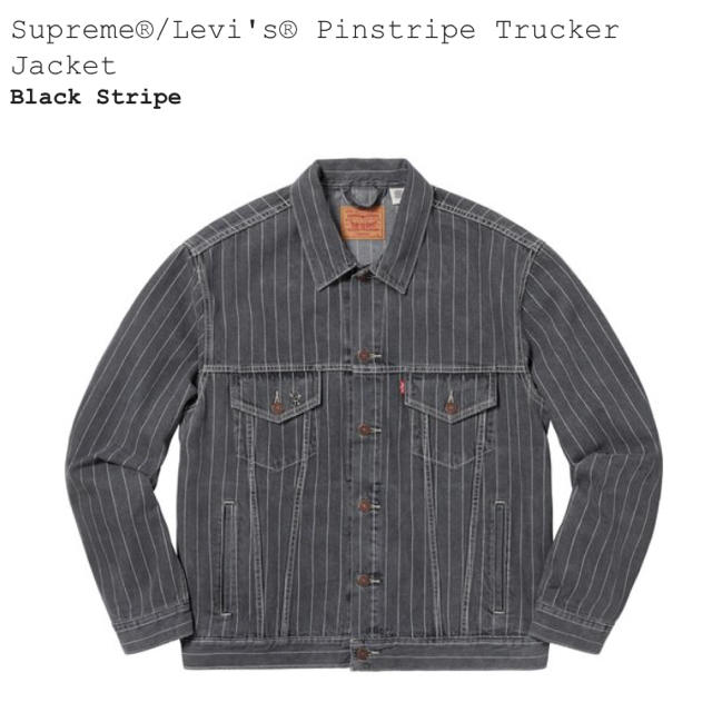 購入先Supreme Levi’s Pinstripe Trucker Jacket