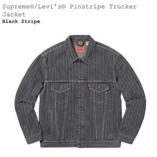 シュプリーム(Supreme)のSupreme Levi’s Pinstripe Trucker Jacket(Gジャン/デニムジャケット)